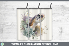 GorgeousAnimals Lavender and Eucalyptus Tumbler design.
