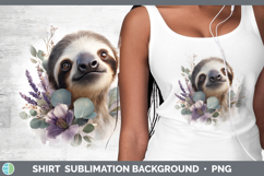 GorgeousAnimals Lavender and Eucalyptus Shirt design.