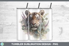 GorgeousAnimals Lavender and Eucalyptus Tumbler design.