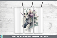 GorgeousAnimals Lavender and Eucalyptus Tumbler design.