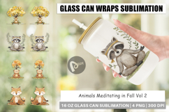 Glass Can Fall Meditating Animals Product Image 1