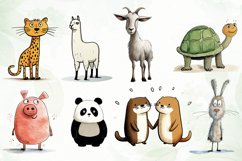 Animals Minimalist Cartoon Sublimation Product Image 2