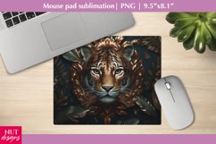 Cheetah Mousepad PNG, Wild CatMouse pad sublimation design Product Image 1