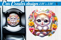 Car Coaster | Baby animals | Animals on Swings Product Image 1