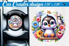 Car Coaster | Baby animals | Animals on Swings Product Image 1