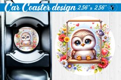 Car Coaster | Baby animals | Animals on Swings Product Image 1