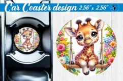 Car Coaster | Baby animals | Animals on Swings Product Image 1