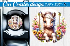 Car Coaster | Baby animals | Animals on Swings Product Image 1