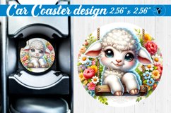 Car Coaster | Baby animals | Animals on Swings Product Image 1