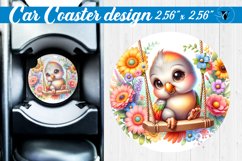 Car Coaster | Baby animals | Animals on Swings Product Image 1