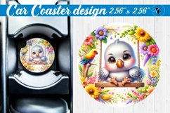 Car Coaster | Baby animals | Animals on Swings Product Image 1