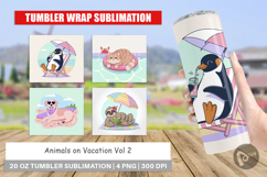 Tumbler Vacation Animals Product Image 1