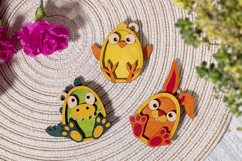 Layered Animal Ornaments SVG Laser Cut Files, Set of 10 Product Image 1