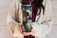 Animal Tumbler Wrap, Owl x Fawn Sublimation, s1 Product Image 4