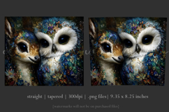 Animal Tumbler Wrap, Owl x Fawn Sublimation, s2 Product Image 3