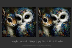 Animal Tumbler Wrap, Owl x Fawn Sublimation, s2 Product Image 3