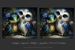 Animal Tumbler Wrap, Owl x Turtle Sublimation, s1 Product Image 3