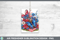 GorgeousAnimals Patriotic Air Freshener design.