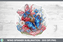 GorgeousAnimals Patriotic Wind Spinner design.