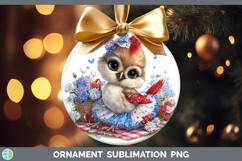 GorgeousAnimals Patriotic Ornament design.