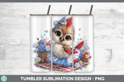 GorgeousAnimals Patriotic Tumbler design.