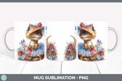 GorgeousAnimals Patriotic Mug Wrap design.