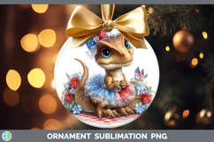 GorgeousAnimals Patriotic Ornament design.
