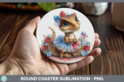 GorgeousAnimals Patriotic Round Coaster design.