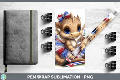 GorgeousAnimals Patriotic Pen Wrap design.