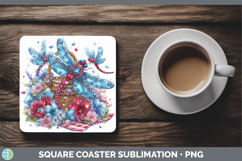 GorgeousAnimals Patriotic Square Coaster design.