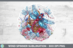 GorgeousAnimals Patriotic Wind Spinner design.