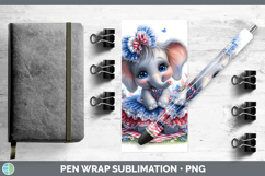 GorgeousAnimals Patriotic Pen Wrap design.