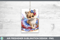 GorgeousAnimals Patriotic Air Freshener design.