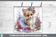 GorgeousAnimals Patriotic Tumbler design.