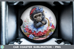 GorgeousAnimals Patriotic Car Coaster design.