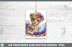GorgeousAnimals Patriotic Air Freshener design.