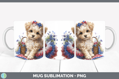 GorgeousAnimals Patriotic Mug Wrap design.