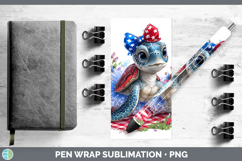 GorgeousAnimals Patriotic Pen Wrap design.
