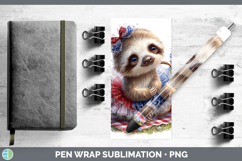 GorgeousAnimals Patriotic Pen Wrap design.