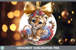 GorgeousAnimals Patriotic Ornament design.