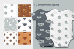 Baby seamless pattern with animals Product Image 1
