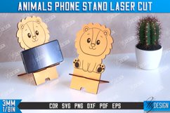 Phone Stand | Table Smartphone Holder | Leo Shape | CNC File Product Image 1