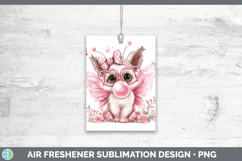GorgeousAnimals Pink Bubble Gum Air Freshener design.