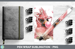 GorgeousAnimals Pink Bubble Gum Pen Wrap design.