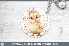 GorgeousAnimals Pink Bubble Gum Keychain design.