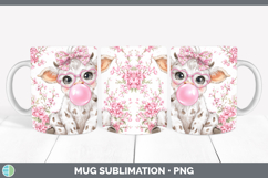 GorgeousAnimals Pink Bubble Gum Mug Wrap design.