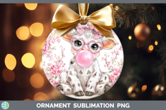 GorgeousAnimals Pink Bubble Gum Ornament design.