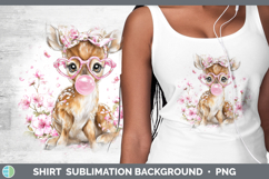 GorgeousAnimals Pink Bubble Gum Shirt design.