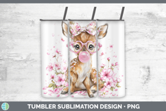 GorgeousAnimals Pink Bubble Gum Tumbler design.