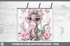 GorgeousAnimals Pink Bubble Gum Tumbler design.